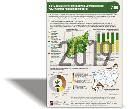 Karta charakterystyki środowiska przyrodniczego województwa zachodniopomorskiego - 2019