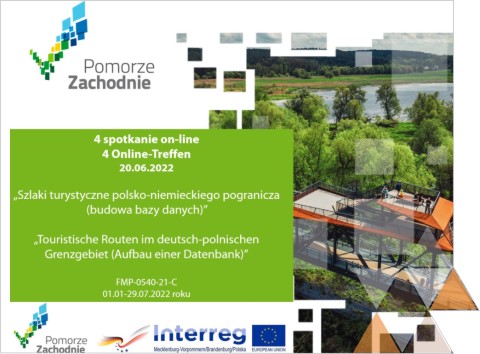 Konferencja on-line podsumowująca projekt "Szlaki turystyczne polsko-niemieckiego pogranicza (budowa bazy danych)"