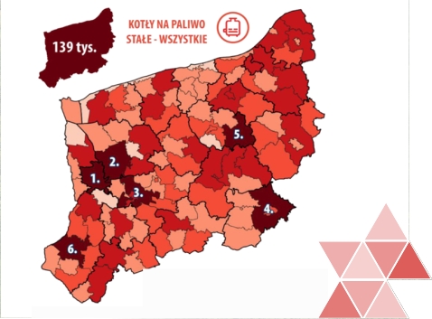 Ciepłownictwo w województwie zachodniopomorskim w ujęciu przestrzennym