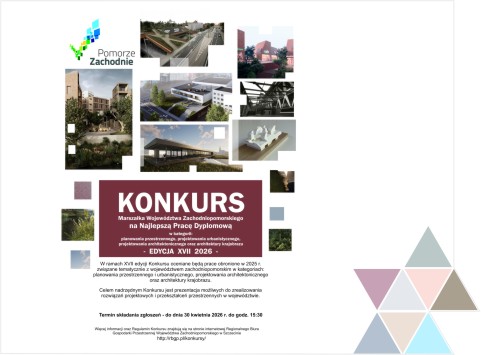 Rusza XVII edycja Ogólnopolskiego Konkursu Marszałka Województwa Zachodniopomorskiego „Najlepsza praca dyplomowa związana tematycznie  z Województwem Zachodniopomorskim” – Przyjmowanie Zgłoszeń!!